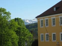 Frhling am Tlzer Schloplatz - Blick aus der Praxis